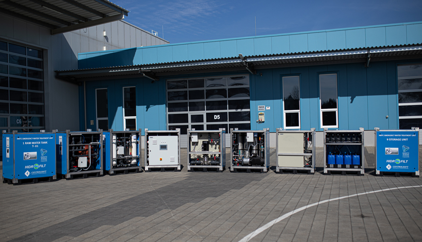 HWTC emergency water treatment unit in the Philippines