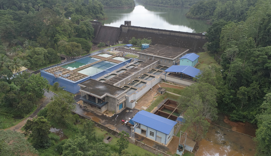 Reconstruction of a water treatment plant in Sri Lanka