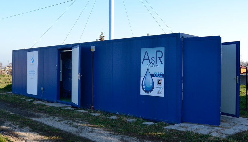 Containerised drinking water treatment systems - HidroWell technology