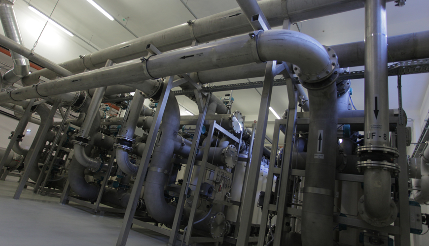 Drinking water treatment using ultrafiltration technology in Miskolc